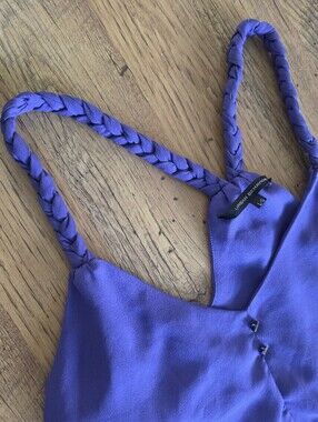 ✨️ Urban Behavior Purple Braided Strap Tank Top Large ✨️
